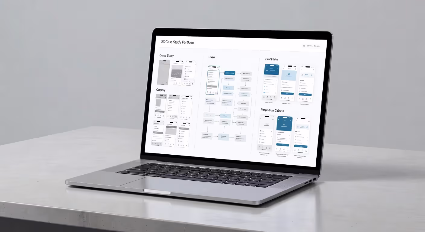 UX design portfolio case study example
