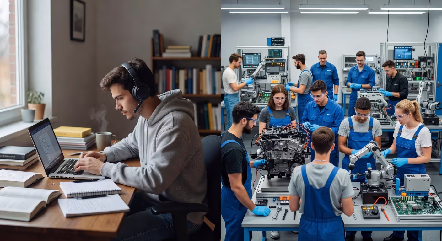Online versus in-person certificate program learning environments