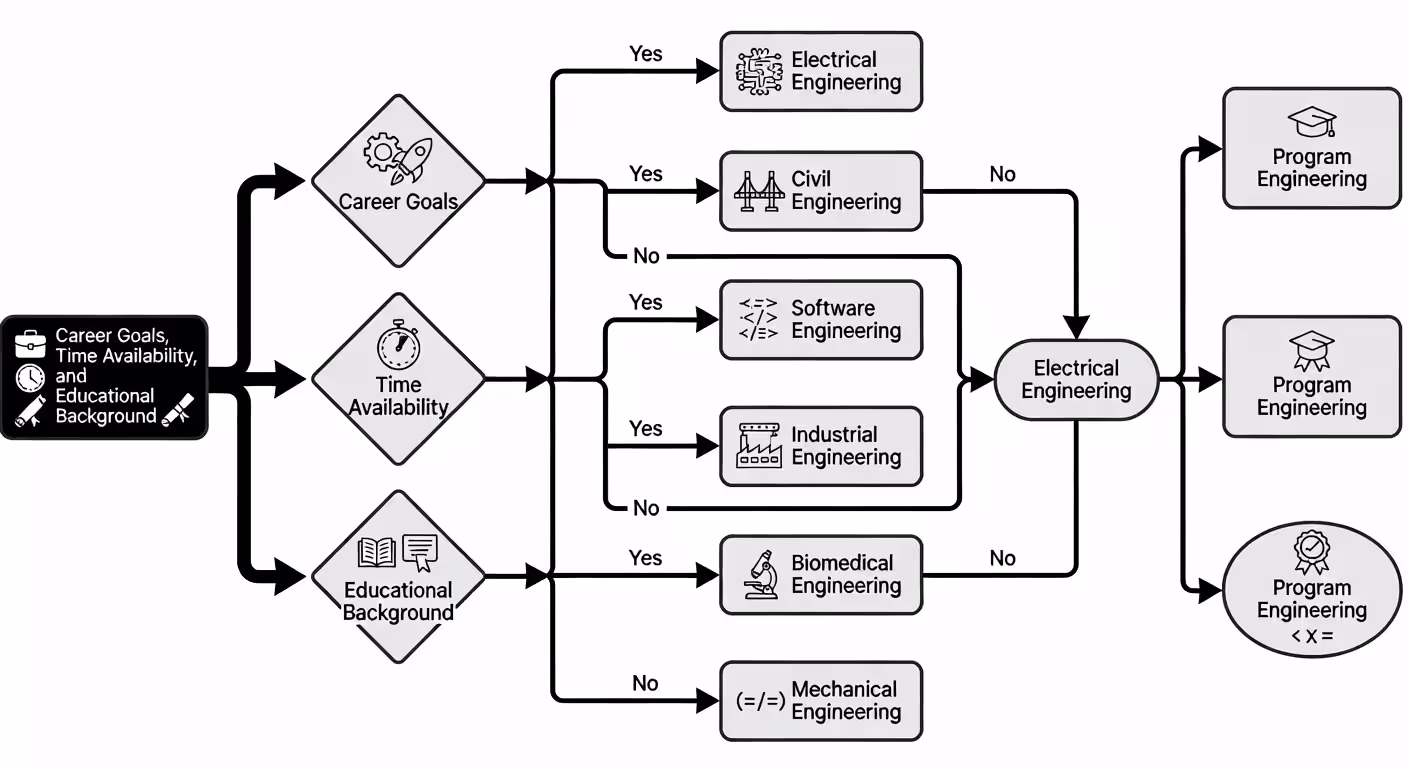 Decision framework for selecting engineering program type