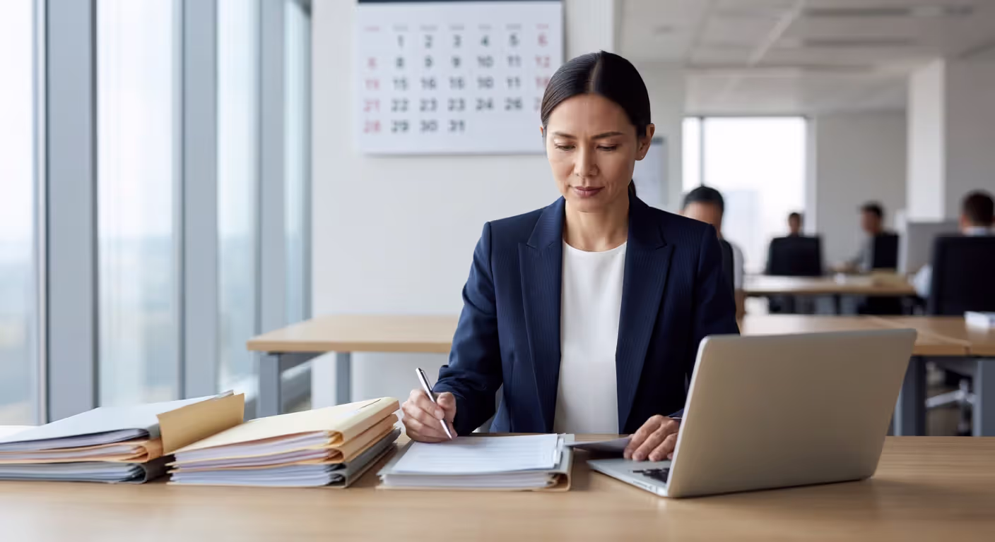Professional reviewing continuing education requirements